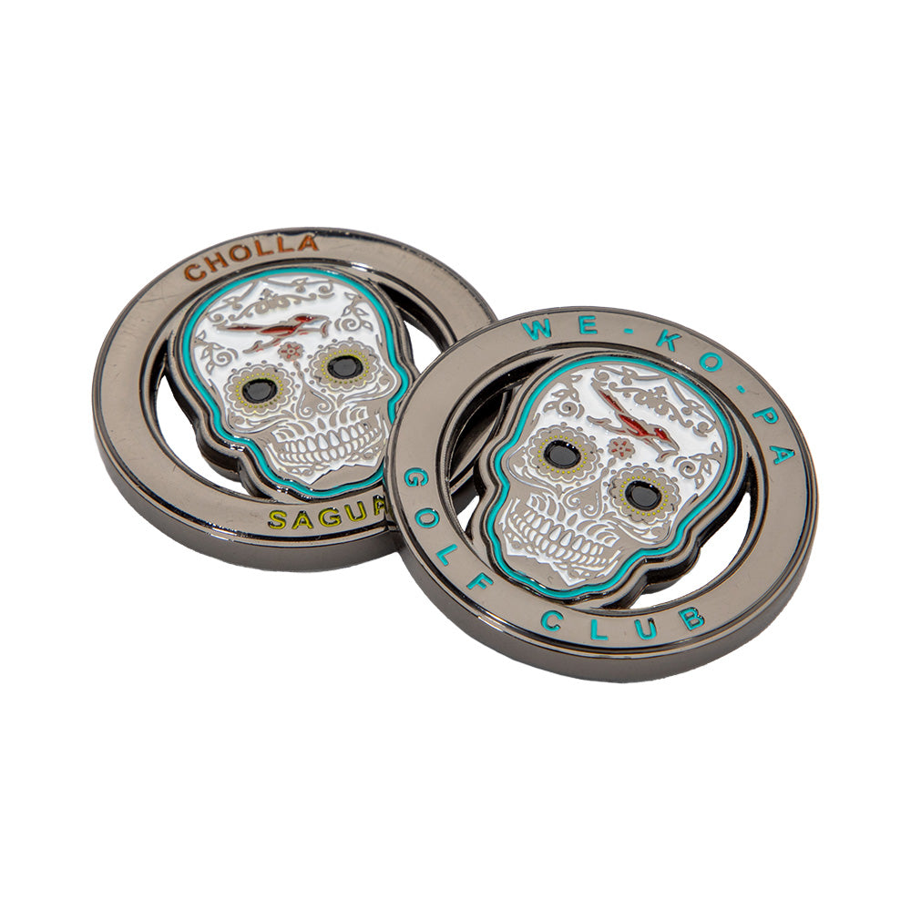 We-Ko-Pa Sugar Skull Ball Marker