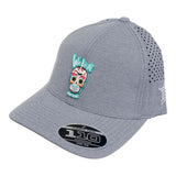 We-Ko-Pa Sugar Skull Performance Hat – White, Gray & Black