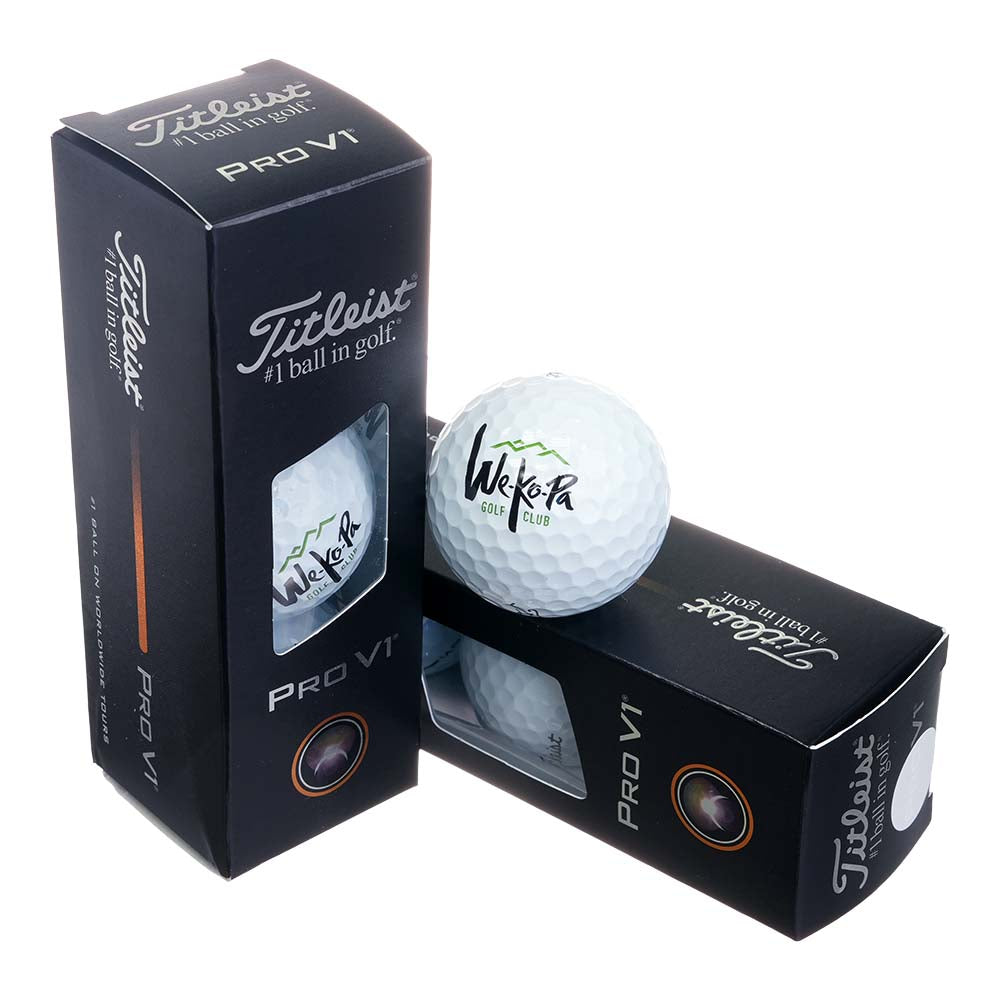 Titleist Pro V1 Golf Balls – We-Ko-Pa Logo